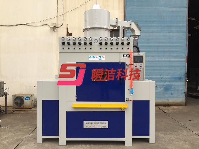 线缆外壁自动喷砂设备